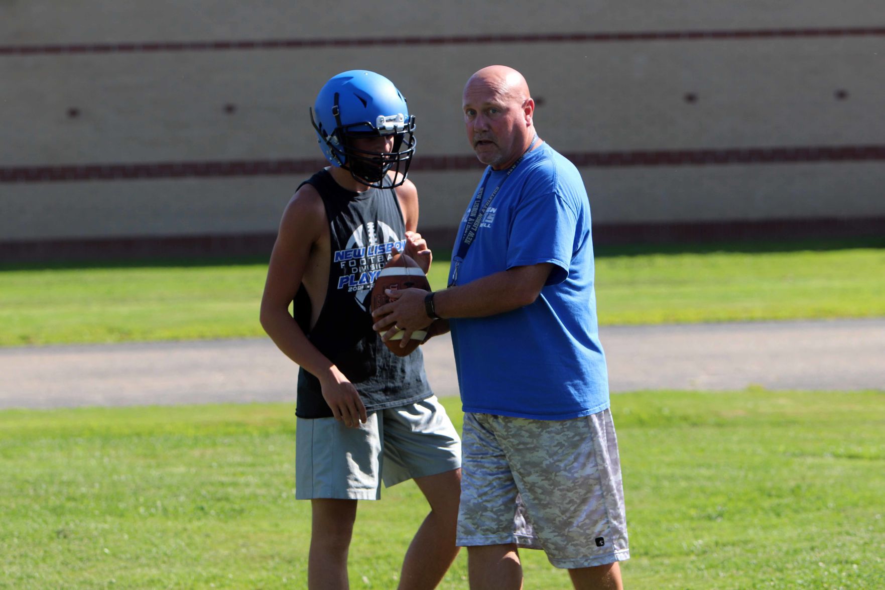 New Lisbon Football Practice